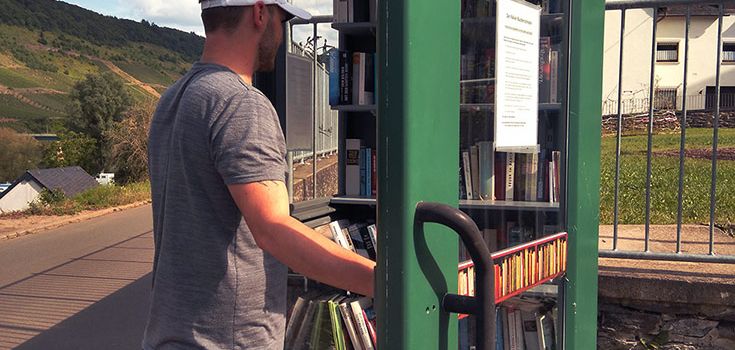 Öffentlicher Bücherschrank