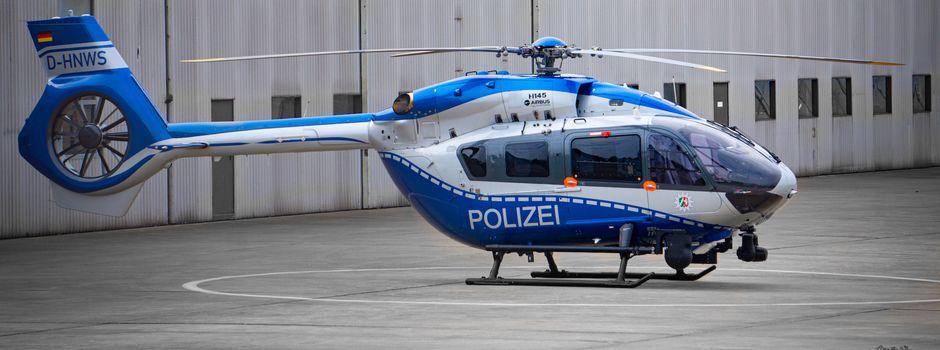 Suche mit Drohnen und Hubschrauber