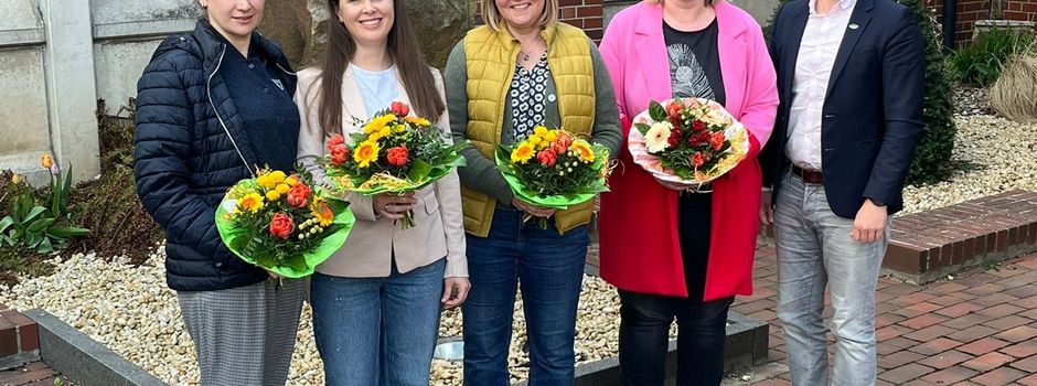 Gemeinde Lotte heißt neue Mitarbeiterinnen willkommen