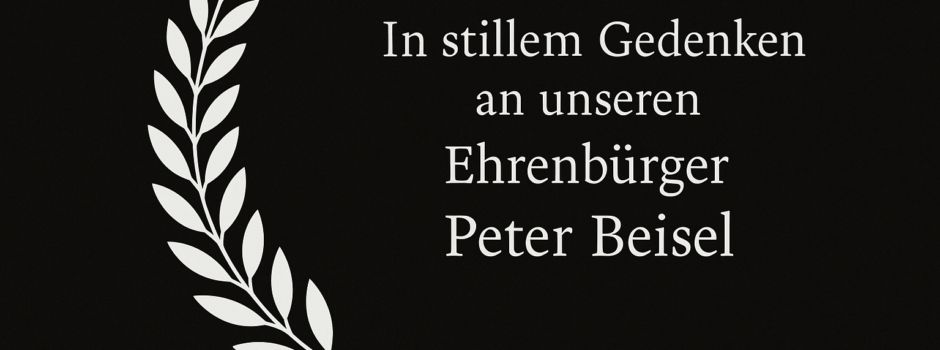 Trauerfeier für Peter Beisel am 15. April