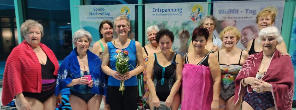 Hirschauer Frauenbündlerinnen seit 20 Jahren beim Aqua-Joggen im Kurfürstenbad