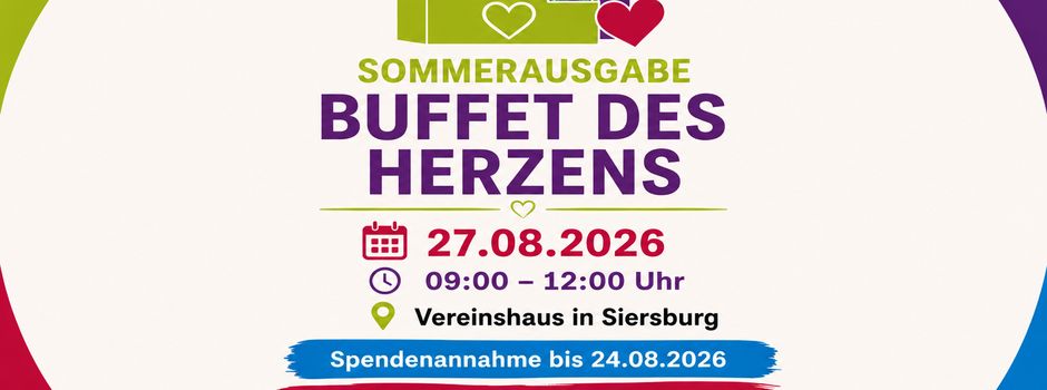 Sommerausgabe „Buffet des Herzens“ – Spenden gesucht!