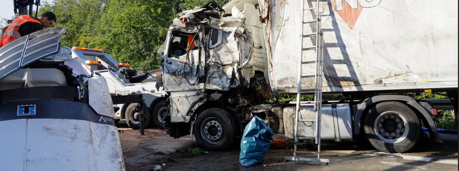 Lkw-Unfall führt zu langem Stau auf A3 bei Wiesbaden