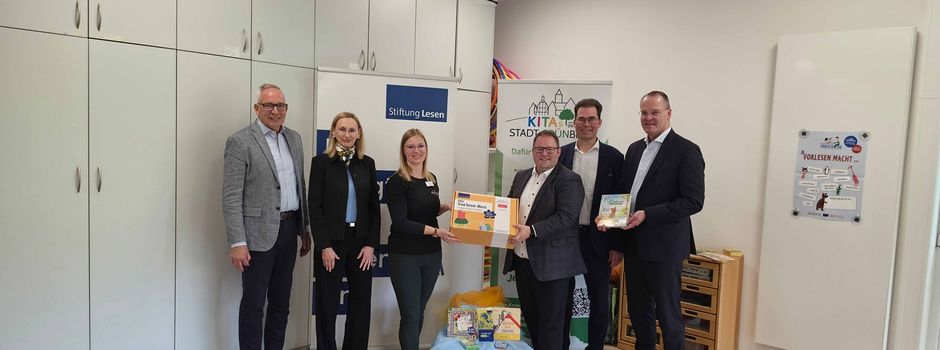 Spielen, lesen und entdecken: Projektauftakt mit Vorlese-Box in der Kita „Die Rondellis“