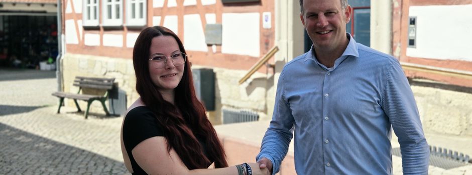 Neue Auszubildende startet im Rathaus Wanfried