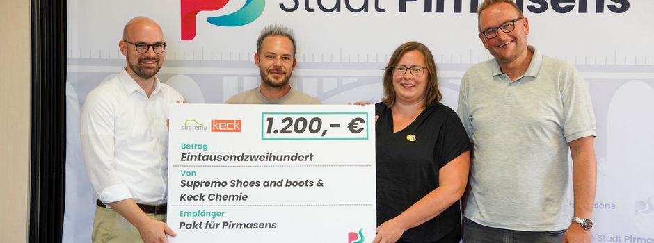 Erfolgreiche Spendenaktion: Pakt für Pirmasens erhält 1 200 Euro     

