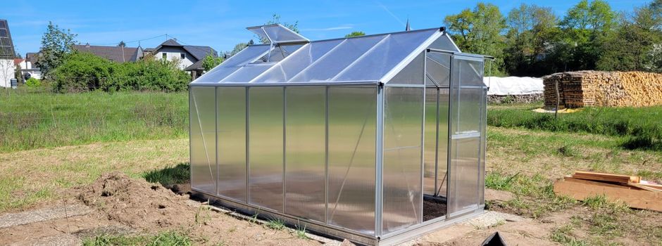 Neues Gewächshaus im Dorfgarten Serrig fertiggestellt