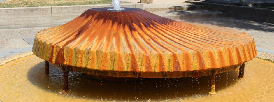 Amerikaner am Wiesbadener Kochbrunnen niedergeschlagen