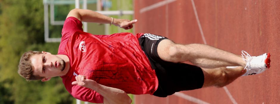 Luis Gonzalez-Diaz aus Lülsdorf bei den Deutschen Meisterschaften der Leichtathletik