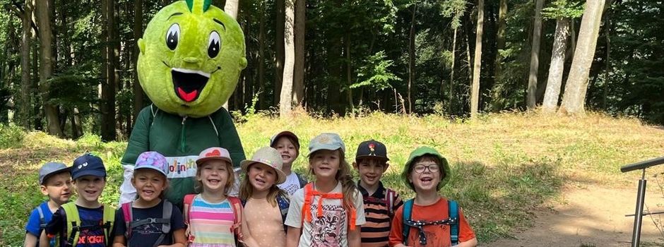 Maxi-Kinder der KiTa Pusteblume unterwegs mit Jolinchen