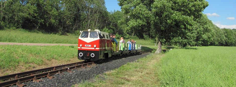 Fahrbetrieb bei der Parkeisenbahn Vatterode