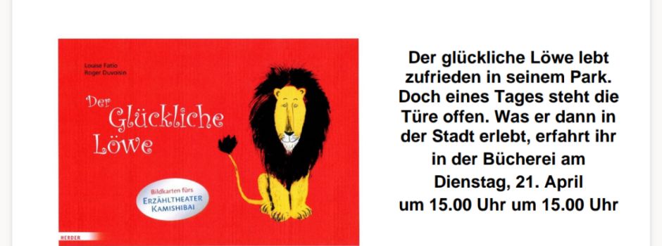 Kinderlesung in der Stadtbücherei