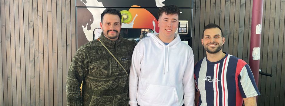 Neues Angebot in der Bahnhofsallee: Eisautomat erweitert Freizeitangebot in Groß-Rohrheim