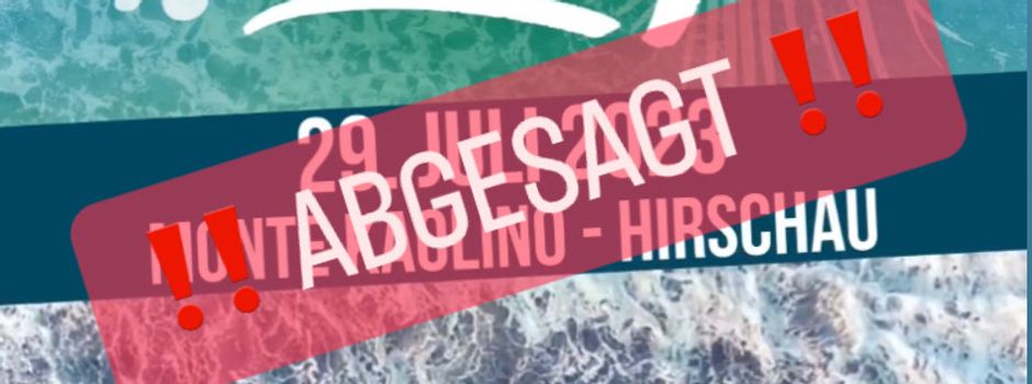 Beachparty abgesagt!
