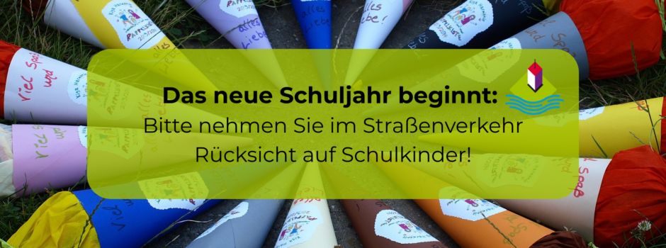 Zum Schulanfang: Besondere Rücksichtnahme auf Schulkinder im Straßenverkehr