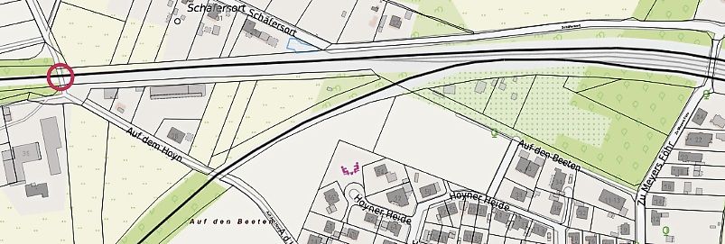 Bahnübergänge gesperrt