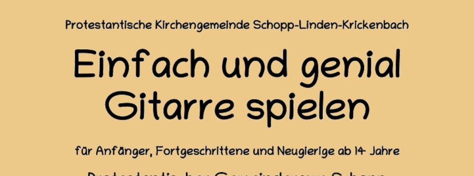 Einfach und genial Gitarre spielen
