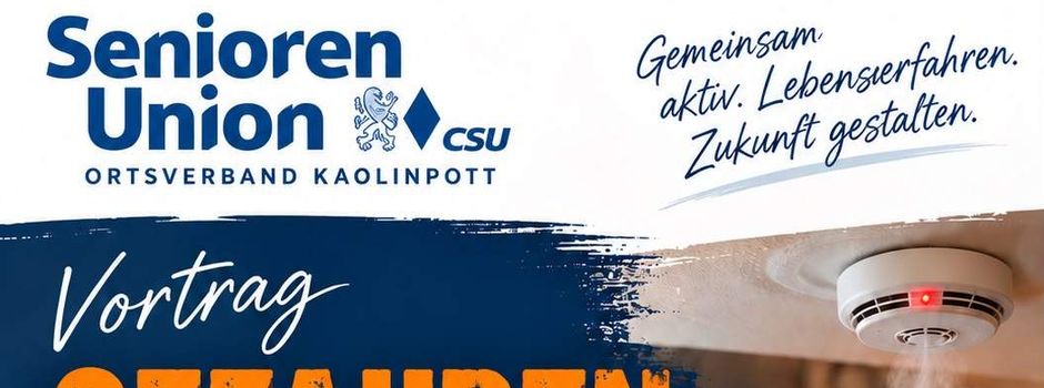 Senioren-Union informiert über „Gefahren im Haushalt“