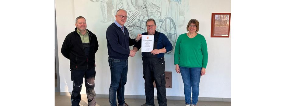 Ein Vierteljahrhundert Engagement für die Ortsgemeinde Stetten – Ehrung für Mario Steitz