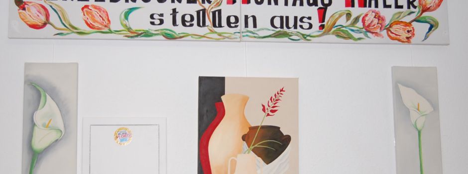 Ausstellungseröffnung der "Montagsmaler" im Rathaus