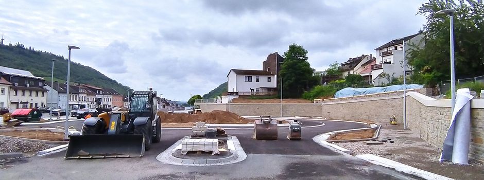 Bingerbrück: Baustelle am Rupertsberger Kreisel macht Sommerpause