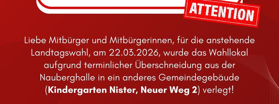 Wahllokal im Kindergarten