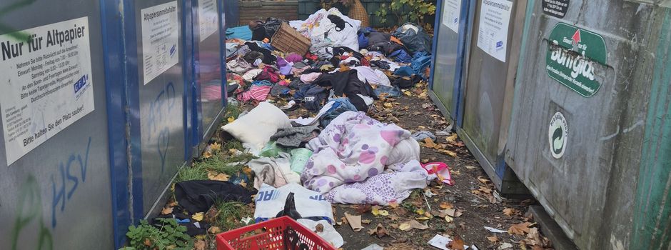 Altkleidercontainer sind keine Mülltonne