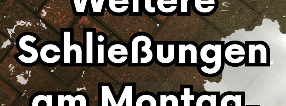 Anhaltende Wetterlage – weitere Schließungen am Montag, den 12.01.2026