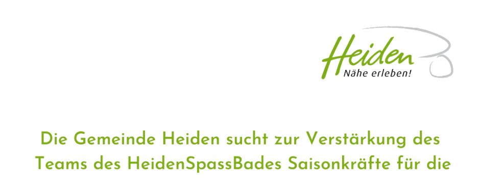 Saisonkräfte (m/w/d) als Rettungsschwimmer/innen gesucht!
