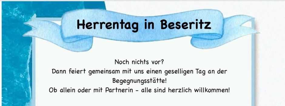 Herrentag in Beseritz!