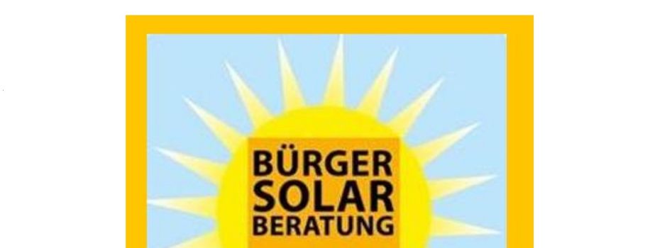 Informationsveranstaltung "ehrenamtliche Solarberatung" 