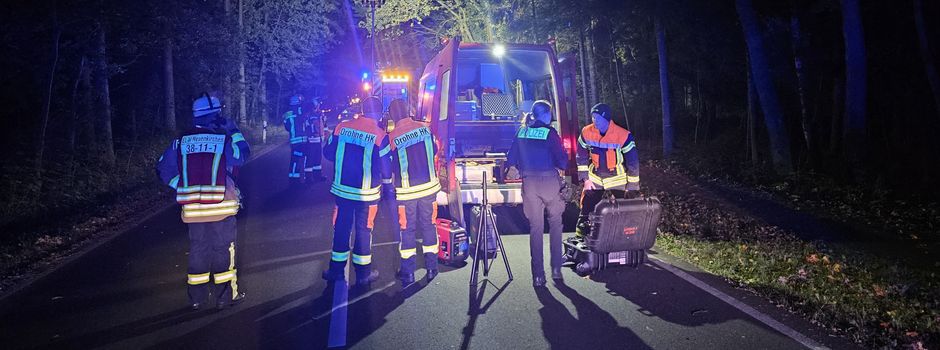 Mehr als 60 Einsatzkräfte suchen flüchtigen Fahrer