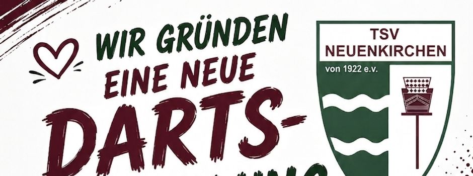 Dartssport beim TSV Neuenkirchen 
Sei dabei, wenn die Pfeile fliegen!