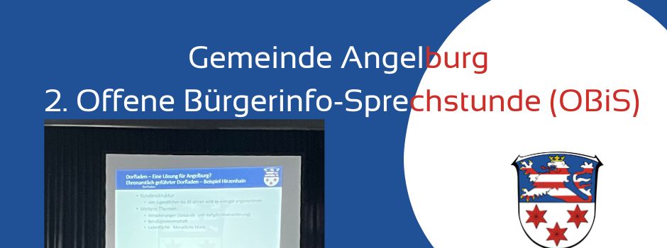 2. Offene Bürgerinfo-Sprechstunde (OBiS) am 01.10.2025