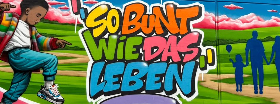 Neues Graffiti in Koblenzer: Was hinter dem bunten Kunstwerk steckt
