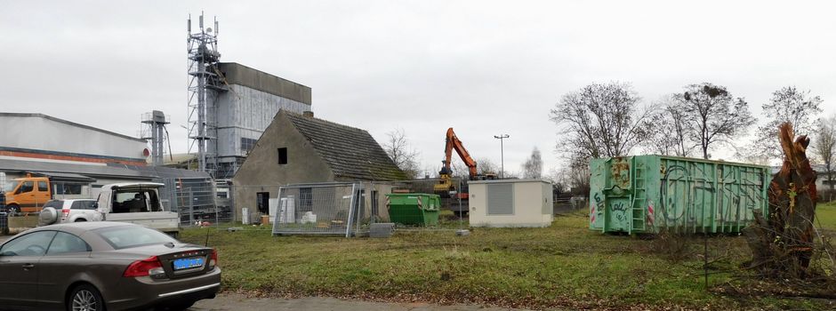 Abrissarbeiten in der Tollensestraße Groß Nemerow