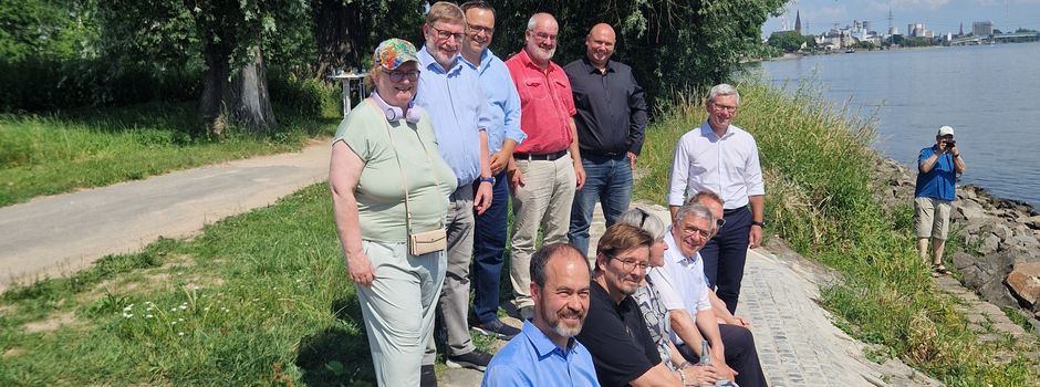 Mehr Platz am Wasser: Was am Rheinufer in Wiesbaden neu ist