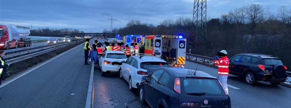 Mehrere Verletzte nach Unfall auf A60