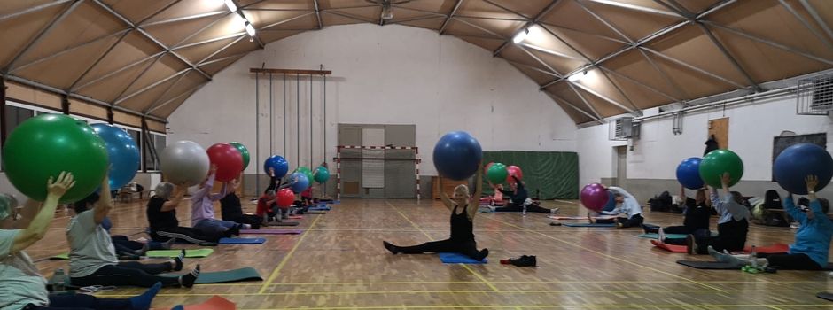 Fit mit Spaß – die Frauensportgruppe vom Post-Telekom-Sportverein!