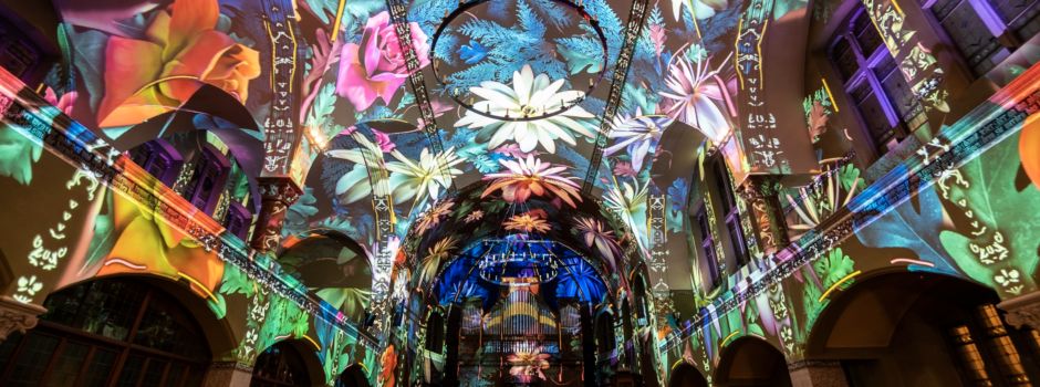 Lichtershow in der St. Anna Kirche: Genesis verwandelt die Gewölbe in ein Kunstwerk