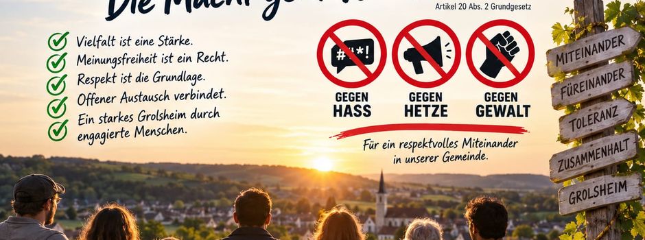 Unsere Demokratie lebt davon, dass wir miteinander reden