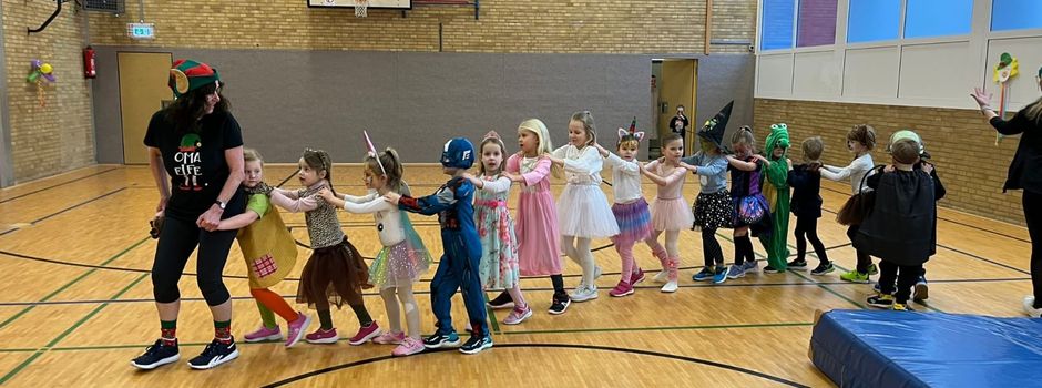 Kinderturngruppe des TSV Victoria Clarholz feierte Karneval