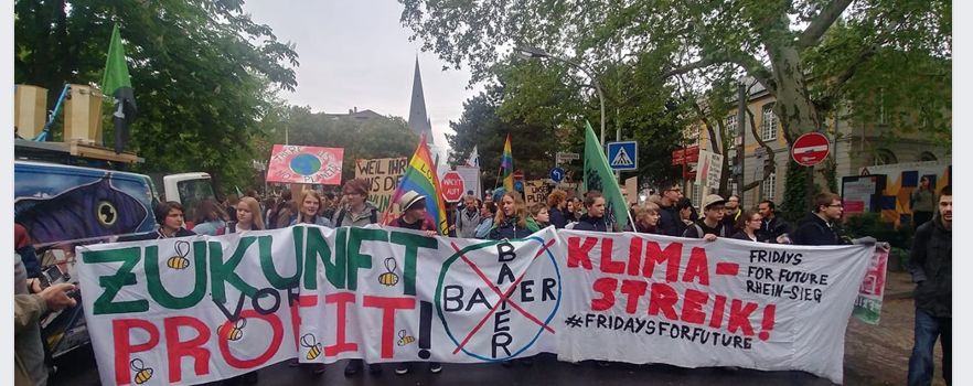 Fridays for Future rund um Niederkassel