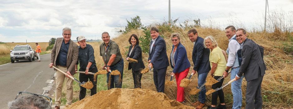 Spatenstich zur Sanierung der Kreisstraße K32