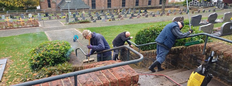 Reservistenkameradschaft engagiert sich am Friedhof