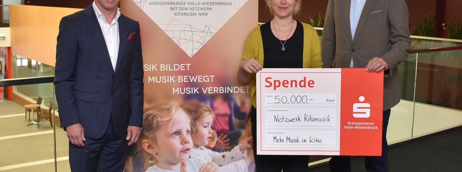 Mehr Musik in Kitas: neue Förderrunde gestartet. Kreissparkasse fördert musikalische Bildung in Kindertagesstätten