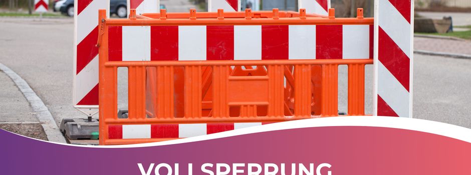 Vollsperrung der Ortsdurchfahrt Mündling