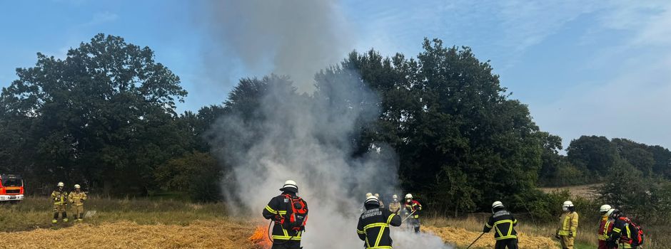 Übungen Vegetationsbrandbekämpfung in Siek