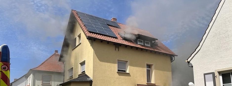 Brand in Worms-Pfeddersheim: Feuerwehr warnt vor starkem Rauch