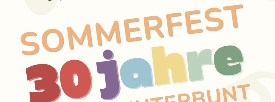 30-Jähriges Jubiläum Kita Wiese Kunterbunt